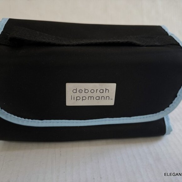 Deborah Lippmann Beauty Roll-Up Organizer Travel Case Black Small - Picture 1 of 5